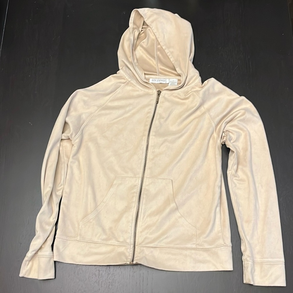 Erik Stewart Women’s Zip Up Velour Hoodie Size S